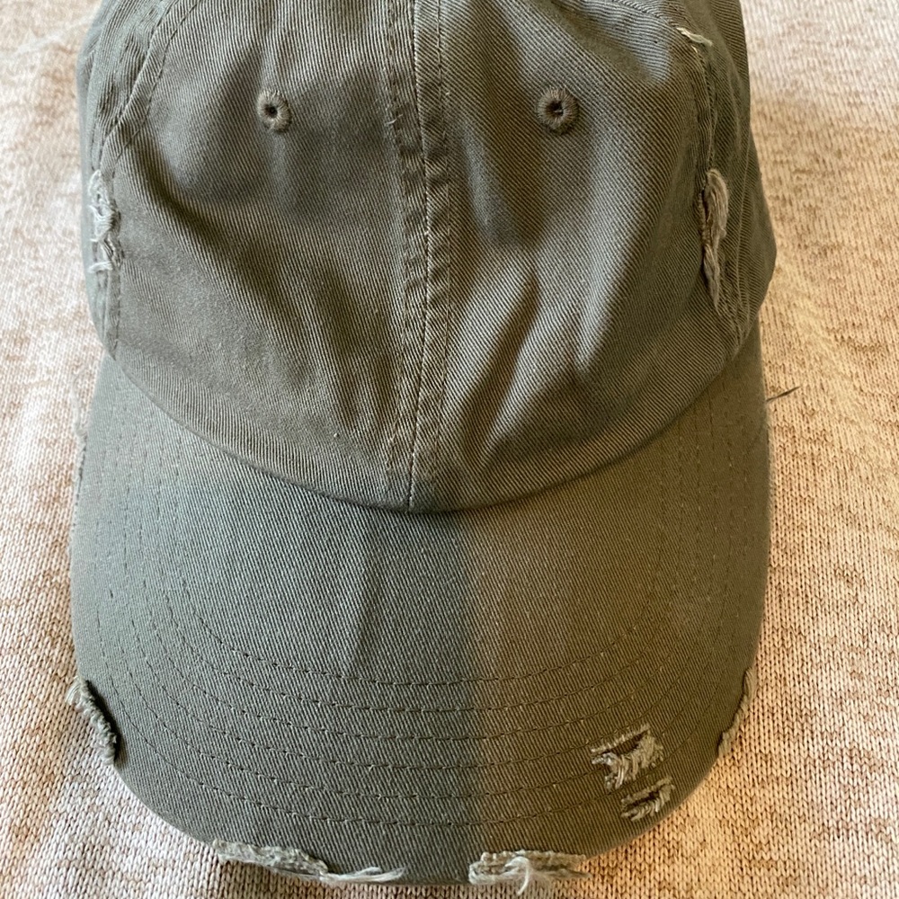 GREY DISTRICT DISTRESSED baseball hat!